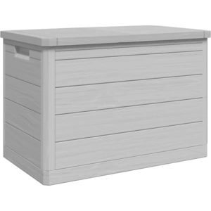 vidaXL Outdoor-Kissenbox Grau 77,5x44,5x53 cm Polypropylen günstig