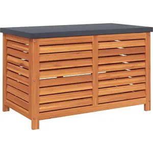 vidaXL Gartenbox 90x48x55 cm Massivholz Eukalyptus günstig