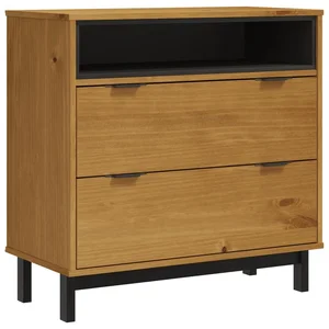 vidaXL Kommode Schubladenschrank FLAM 80x40x80 cm Massivholz Kiefer günstig
