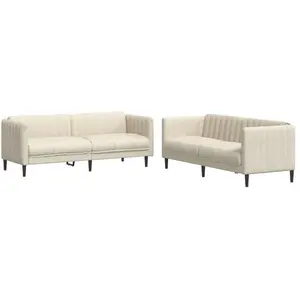 vidaXL, Sofa + Bettsofa, Cajonon (2-Sitzer + 3-Sitzer) (2-Sitzer, 3-Sitzer) günstig