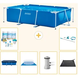 Rechteckiger Frame Pool - 300x200x75 cm - 7-teilig SCB97