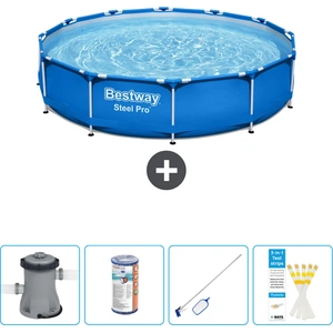 Bestway Round Steel Pro Swimmingpool   366 x 76 cm   Blau   inklusive ...