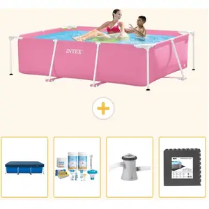 Rechteckiger Frame Pool - 220x150x60 cm - 5-teilig SCB3