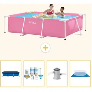 Rechteckiger Frame Pool - 220x150x60 cm - 5-teilig SCB1