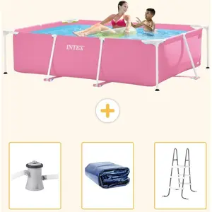 Rechteckiger Frame Pool - 220x150x60 cm - 4-teilig SCB83 günstig