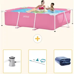 Rechteckiger Frame Pool - 220x150x60 cm - 4-teilig SCB81 günstig