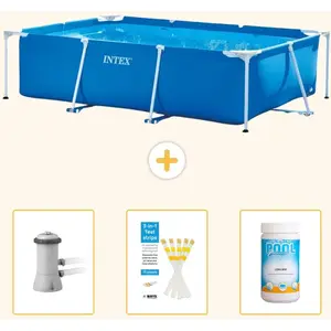 Rechteckiger Frame Pool - 300x200x75 cm - 4-teilig SCB73