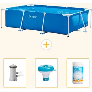 Rechteckiger Frame Pool - 300x200x75 cm - 4-teilig SCB77