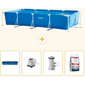 Rechteckiger Frame Pool - 450x220x84 cm - 5-teilig SCB53 günstig