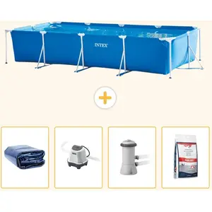 Rechteckiger Frame Pool - 450x220x84 cm - 5-teilig SCB54 günstig