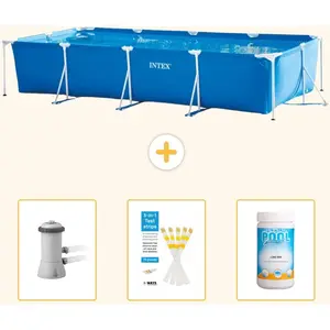 Rechteckiger Frame Pool - 450x220x84 cm - 4-teilig SCB73