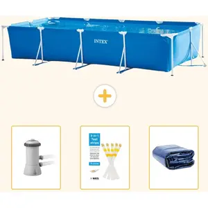Rechteckiger Frame Pool - 450x220x84 cm - 4-teilig SCB74 günstig