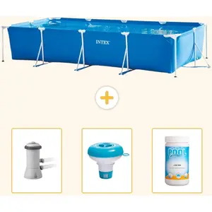 Rechteckiger Frame Pool - 450x220x84 cm - 4-teilig SCB77 günstig
