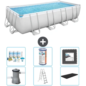 Bestway Rechteckiges Power Steel-Schwimmbecken 488 x 244 x 122 Gra... günstig