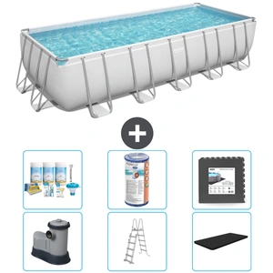 Bestway Rechteckiges Power Steel-Schwimmbecken 640 x 274 x 132 Gra... günstig