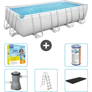 Bestway Rechteckiges Power Steel-Schwimmbecken 488 x 244 x 122 Gra... günstig