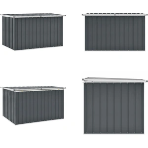 vidaXL Gartenbox Grau 149 x 99 x 93 cm - Aufbewahrungsbox - Aufbewahrungsboxen - Garten-Kissen-Box - Garten-Kissen-Boxen günstig