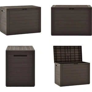 vidaXL Gartenbox Braun 78x44x55 cm - Aufbewahrungsbox - Aufbewahrungsboxen - Garten-Kissen-Box - Garten-Kissen-Boxen günstig
