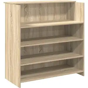 vidaXL Empfangstresen Sonoma-Eiche 100 x 50 x 103,5 cm Holzwerkstoff günstig