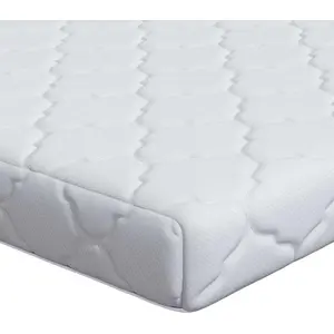 vidaXL Matratze Weiß 90 x 200 cm Jacquard-Stoff günstig