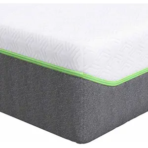 vidaXL Matratze Weiß und Grau 90 x 190 cm Jacquard-Stoff günstig