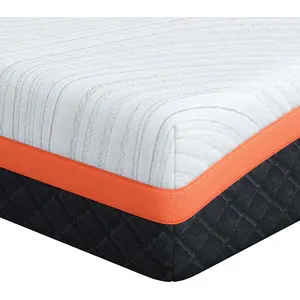 vidaXL Matratze Weiß und Schwarz 90 x 190 cm Jacquard-Stoff günstig
