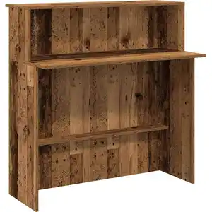 vidaXL Empfangstheke Altholz-Optik 100x50x103,5 cm Holzwerkstoff günstig