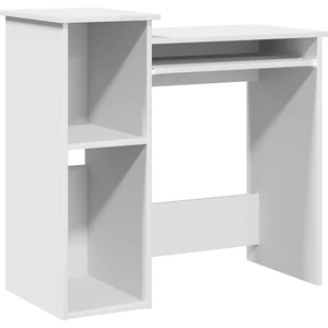 vidaXL Schreibtisch mit Regalen Weiß 84x40x78 cm Holzwerkstoff günstig