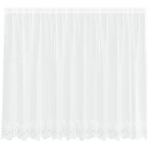 vidaXL Vorhang Spitzenvorhang Weiß 160 x 300 cm Polyester (1 St), Poly... günstig
