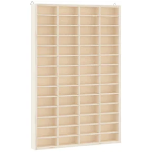 vidaXL Regal Sammlervitrine aus Holz mit 56 Fächern 40 x 4,5 x 60 cm, 1-tlg. günstig