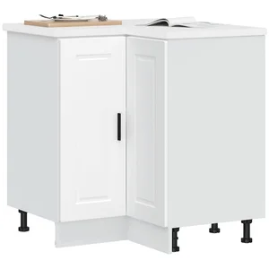 vidaXL Hängeschrank vidaXL Küchen-Eckunterschrank Porto Weiß Holzwerks... günstig