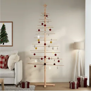 vidaXL Künstlicher Weihnachtsbaum vidaXL Weihnachtsbaum Holz zum Schmü... günstig