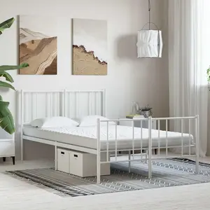 vidaXL Schaumstoffmatratze Weiß 120x210 cm 7-Zonen Härtegrad 20 ILD günstig