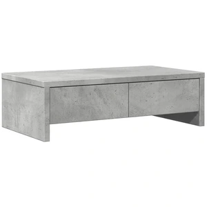 vidaXL Monitorständer mit Schubladen Betongrau 50x27x15 cm günstig