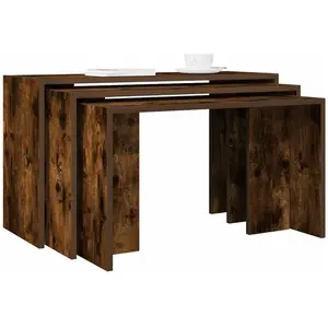 vidaXL, Couchtisch + Beistelltisch, Logan (80 x 80 x 45 cm) günstig