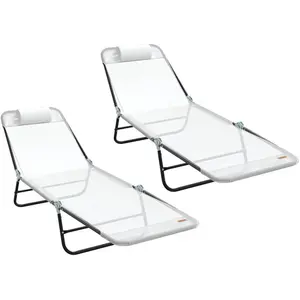 vidaXL, Liegestuhl, Charli (2 Stück) (182 cm) günstig