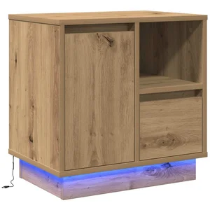 vidaXL Nachttisch Nachttisch Artisan-Eiche 50 x 34,5 x 50 cm Holzwerkstoff (1-St) günstig