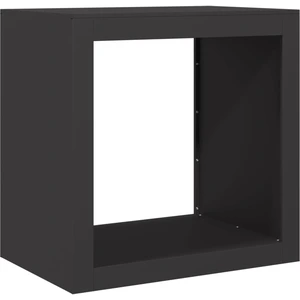 vidaXL Brennholzregal Schwarz 60x40x60 cm Stahl günstig