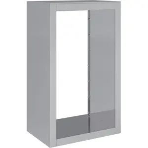 vidaXL Brennholzregal 60x40x100 cm Verzinkter Stahl günstig