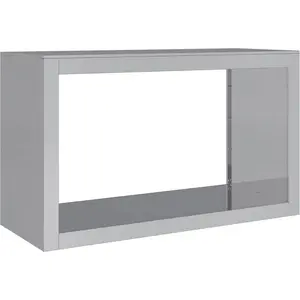 vidaXL Brennholzregal 100x40x60 cm Verzinkter Stahl günstig