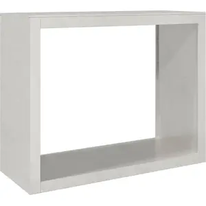 vidaXL Brennholzregal 100x40x80 cm Edelstahl günstig