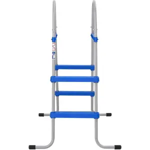 vidaXL Pool-Leiter für Aufstellpools 84 cm Stahl und Kunststoff günstig