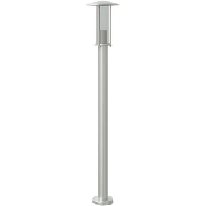 vidaXL Wegeleuchte Silbern 100 cm Edelstahl