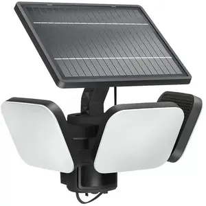 Philips LED-Solarlampe Zyren, schwarz, 3.000 K, Sensor, IP65