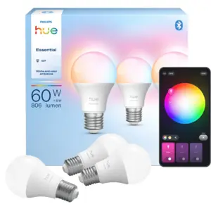Philips Hue Essential A60 White & Color E27 3er-Pack günstig