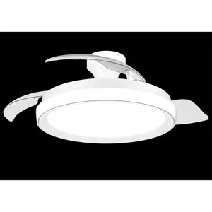 Philips LED-Deckenventilator Bliss, weiß, DC, leise günstig