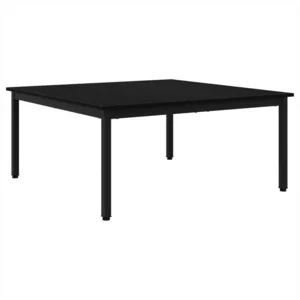vidaXL Couchtisch Couchtisch Schwarz Eichen-Optik 100 x 100 x 45 cm Ho... günstig