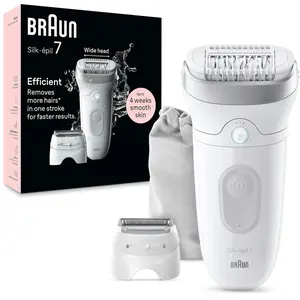 Braun Silk-épil 7 8700216963503, Weiß, MicroGrip, Akku, Box günstig