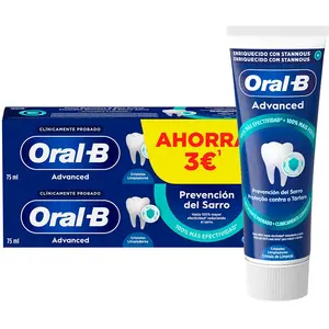 Oral-b Zahnstein-schutz-paste 2x75ml One Size günstig