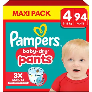 Pampers Baby-Dry Pants (Gr. 4, Halbmonatsbox, 94 Stk.) günstig